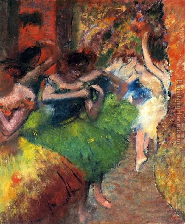 Edgar Degas Dancers in the Wings II